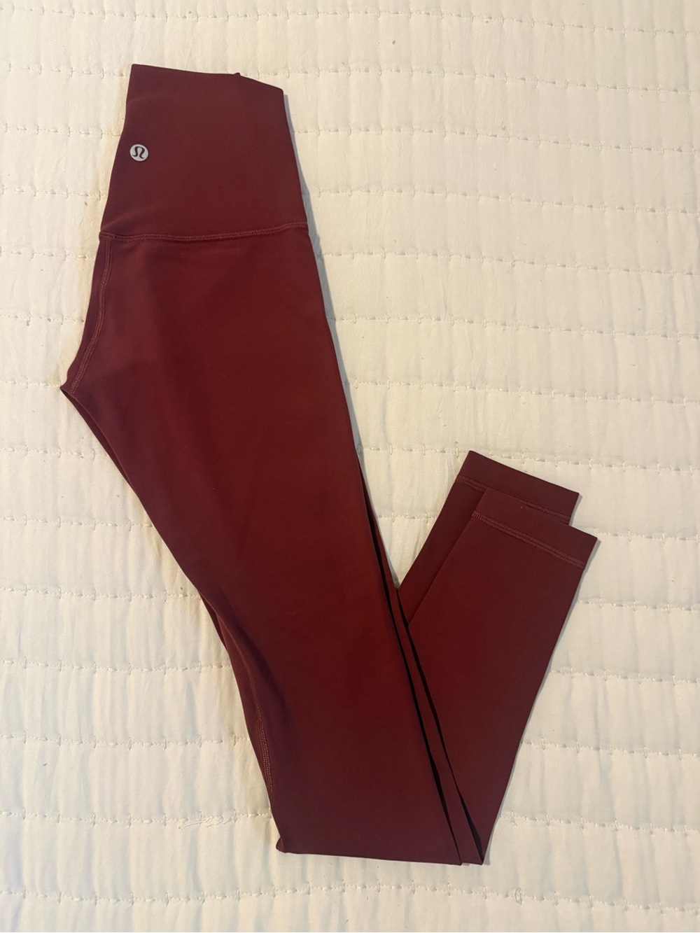 Lululemon Align High-Rise Leggings 28” Red Merlot Size 0 NWOT